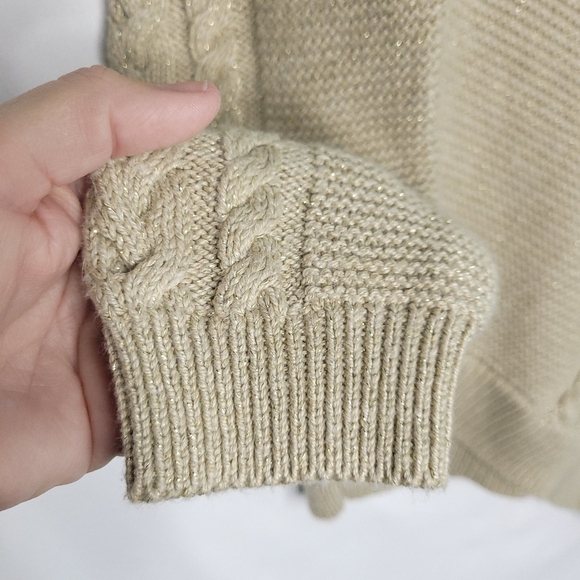 TOMMY BAHAMA Girl's Cable Knit Pullover Sweater LARGE (10-12) NWT - Picture 6 of 12